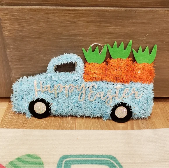 Easter Bundle! Farmhouse truck rug & wall decor - Picture 3 of 3